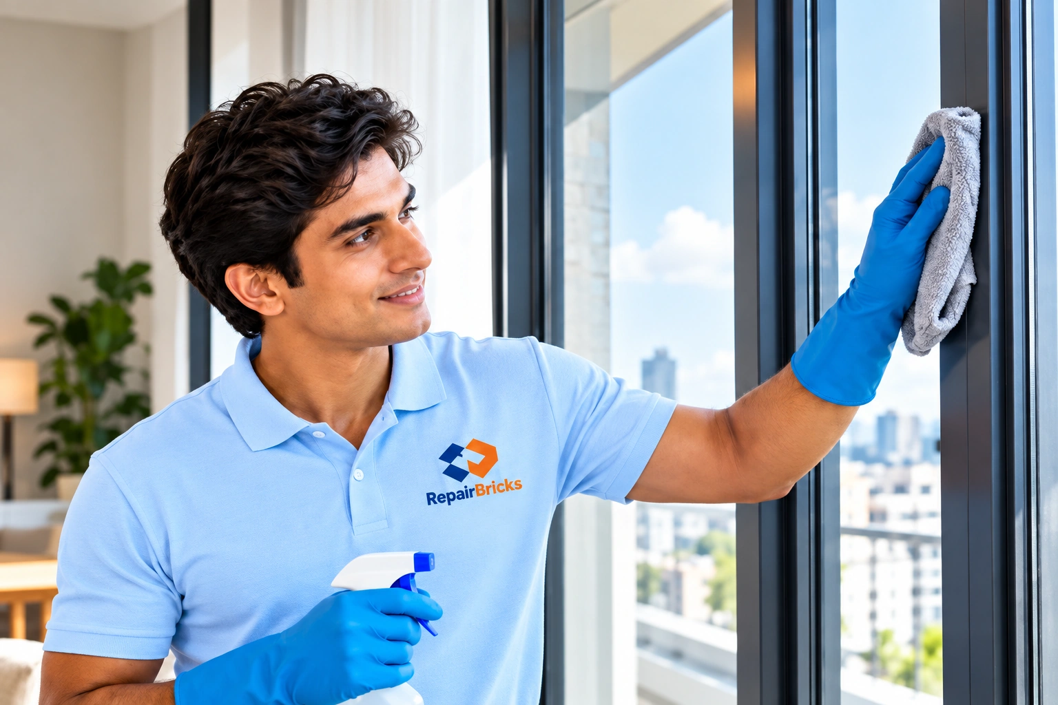 Professional cleaner providing cleaning service in Delhi NCR